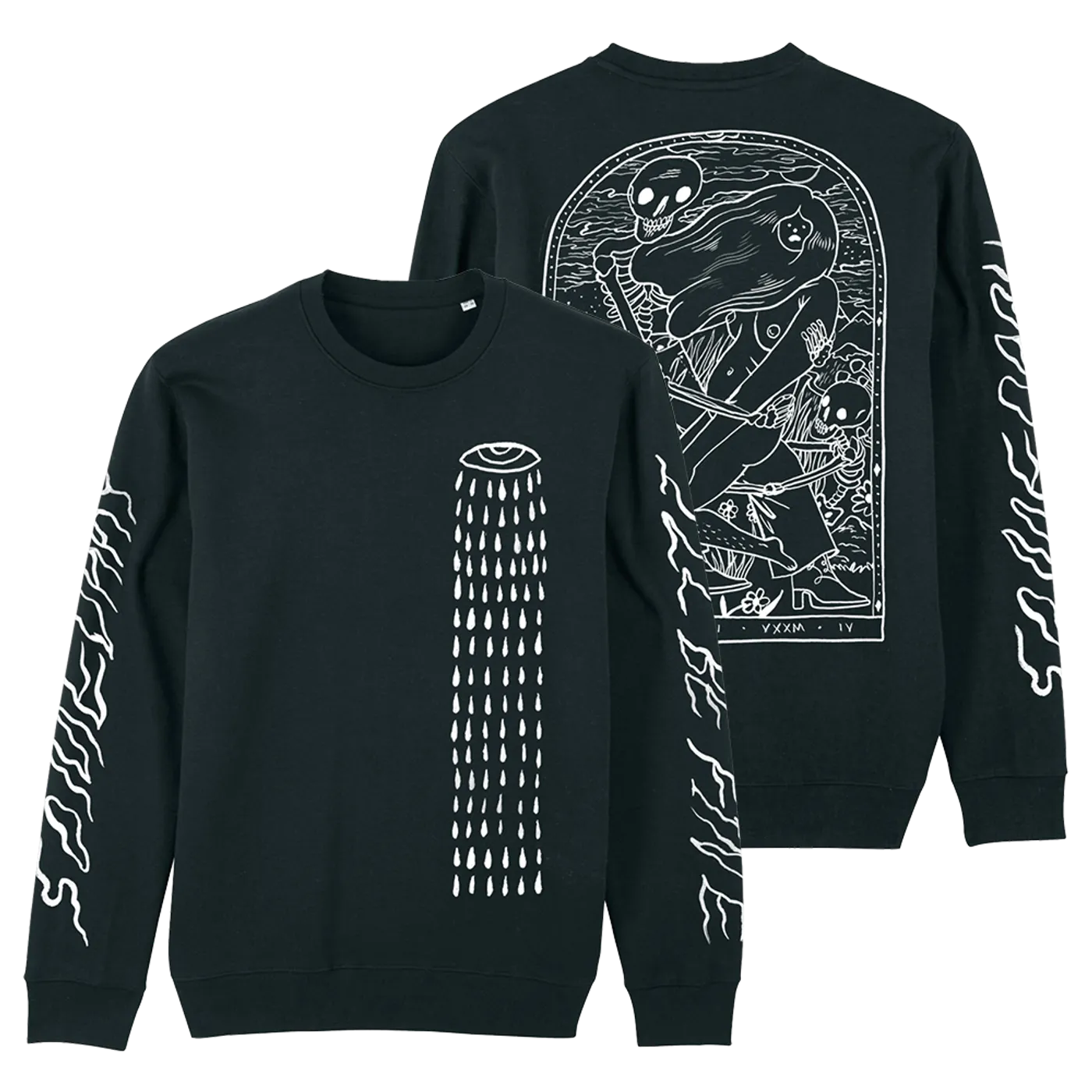 Keaton Henson SOME DAYS WILL BE FINE BLACK SWEATSHIRT