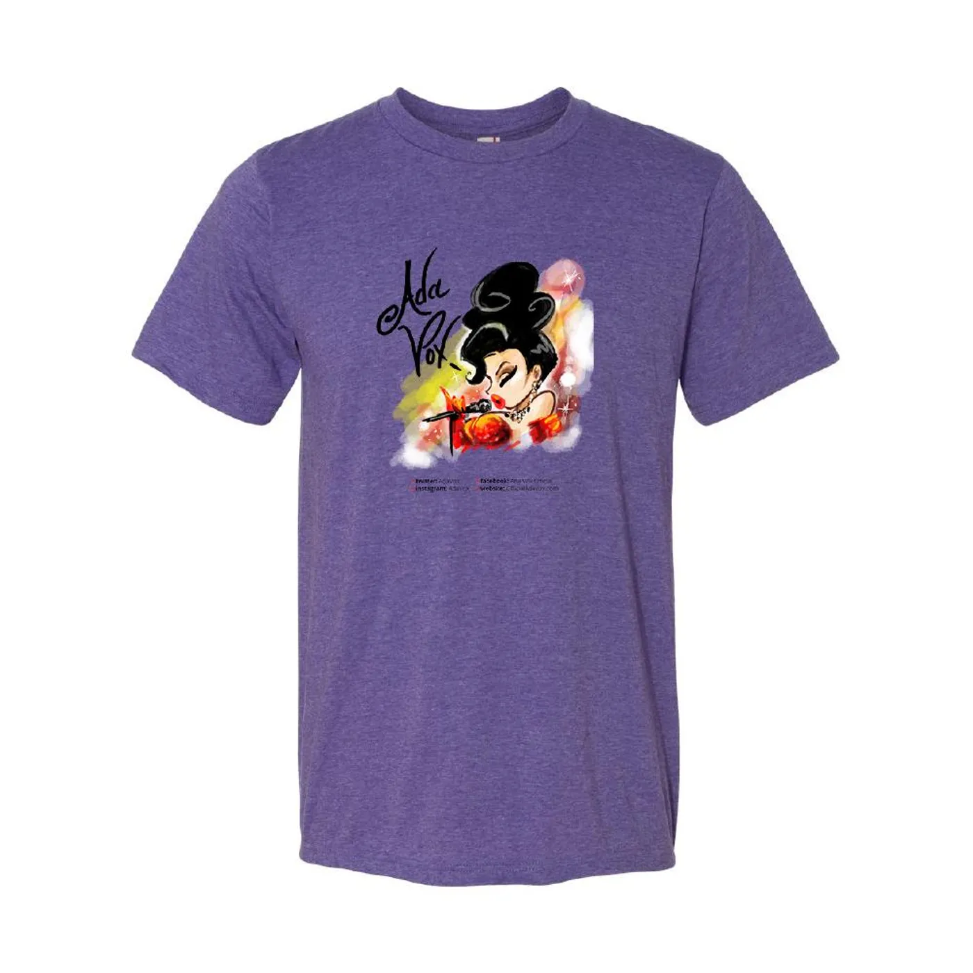 Ada Vox - Microphone Tee (Purple)