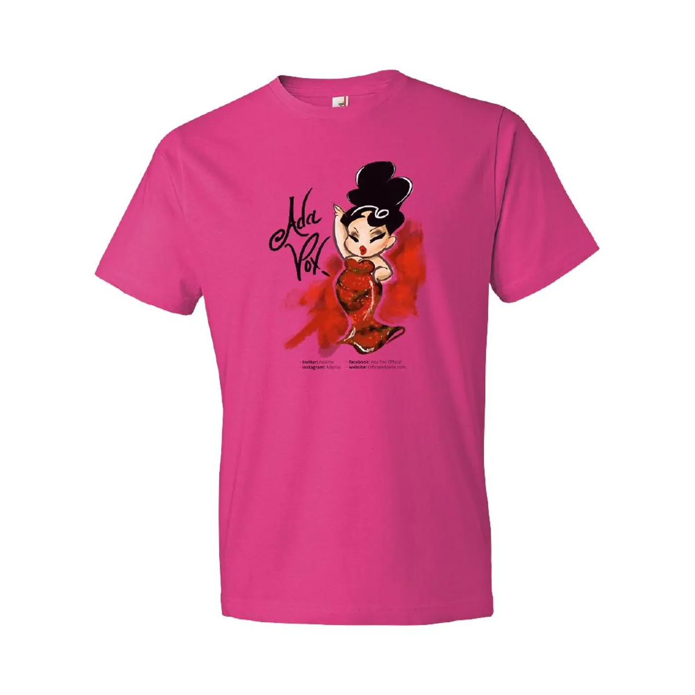 Ada Vox - Red Dress Tee (Pink)