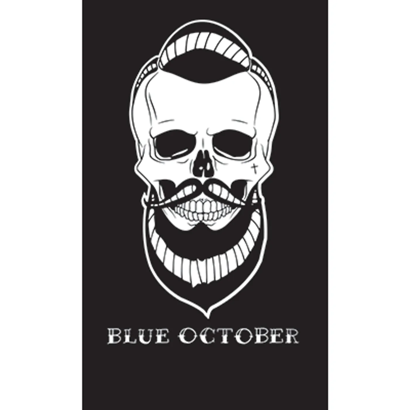 Blue October - Skull Beard Sticker