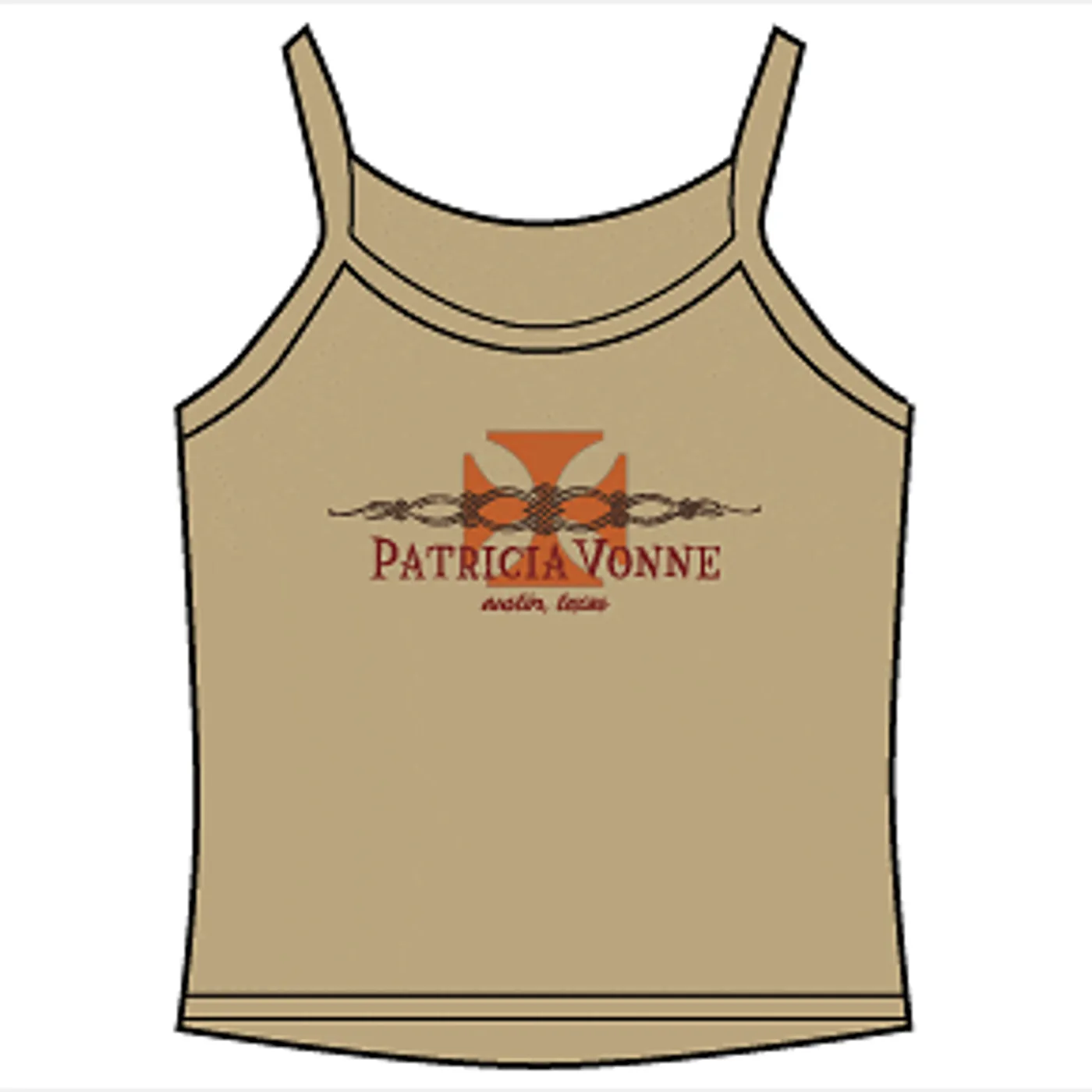 Patricia Vonne - Tribal Logo Girly Tank Top