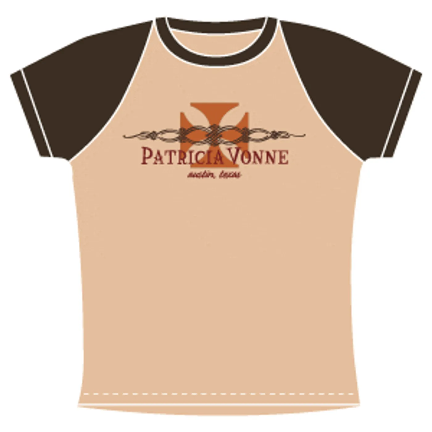 Patricia Vonne - Tribal Logo Girly Tee