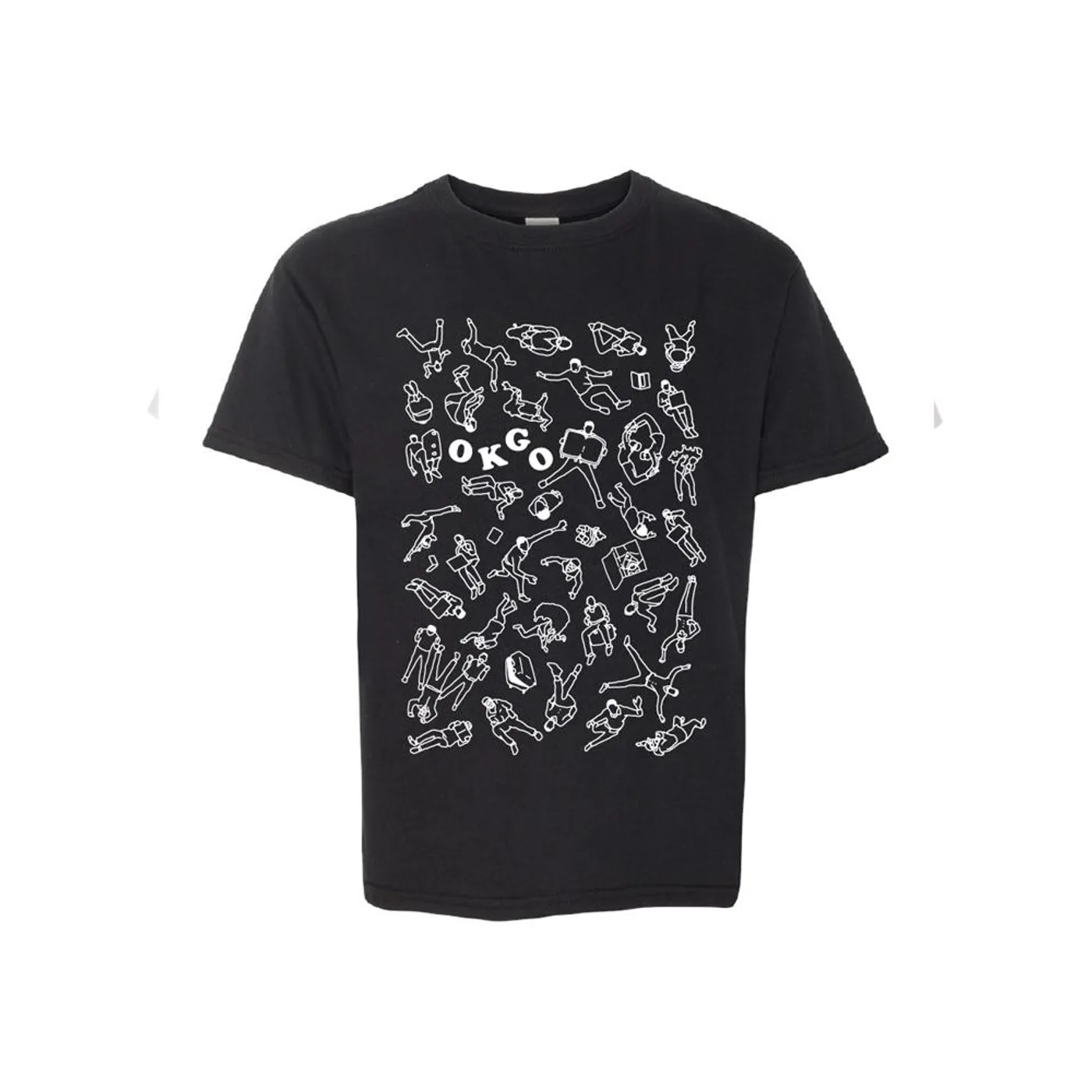 OK Go - Upside Down & Inside Out Collage Youth Tee (Black)