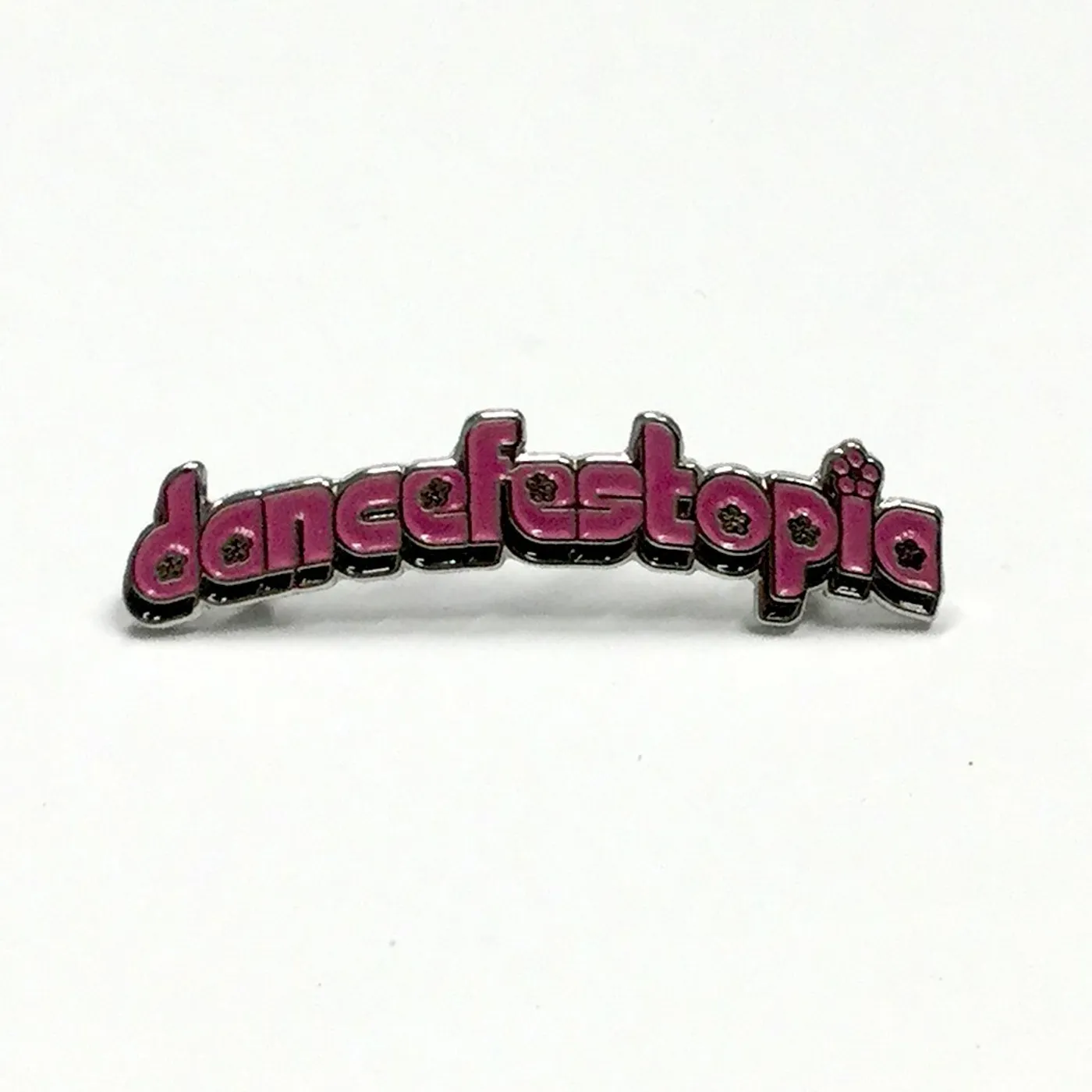 Dancefestopia - Pink Logo Pin