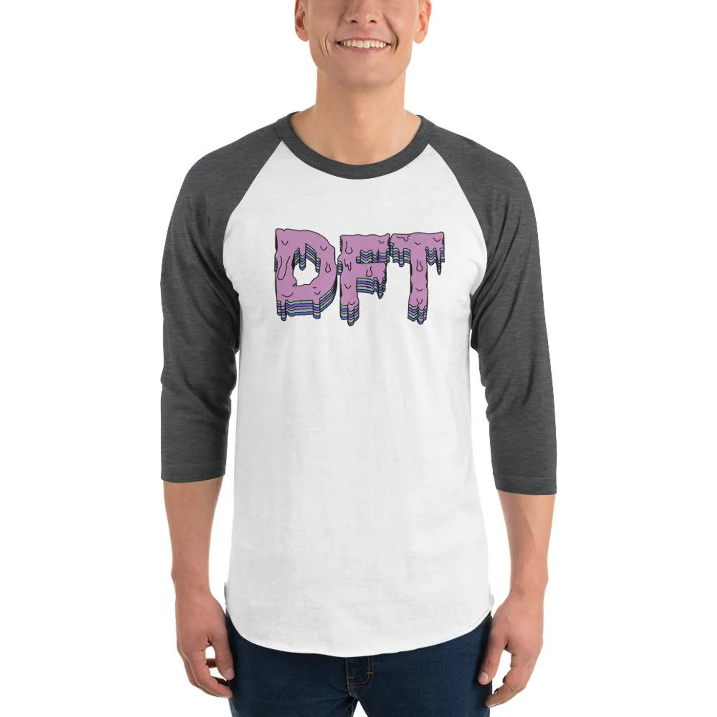 Dancefestopia - Purple Slime Baseball Tee