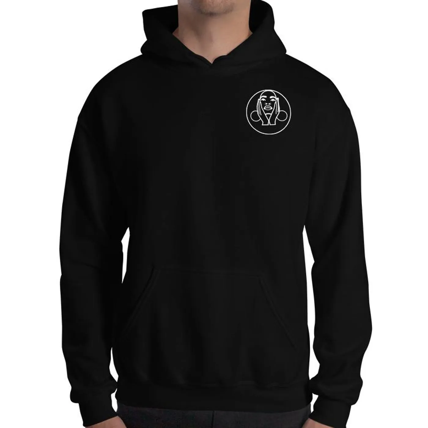 Jody Watley - Hoop Earrings Logo Hoodie (Black)