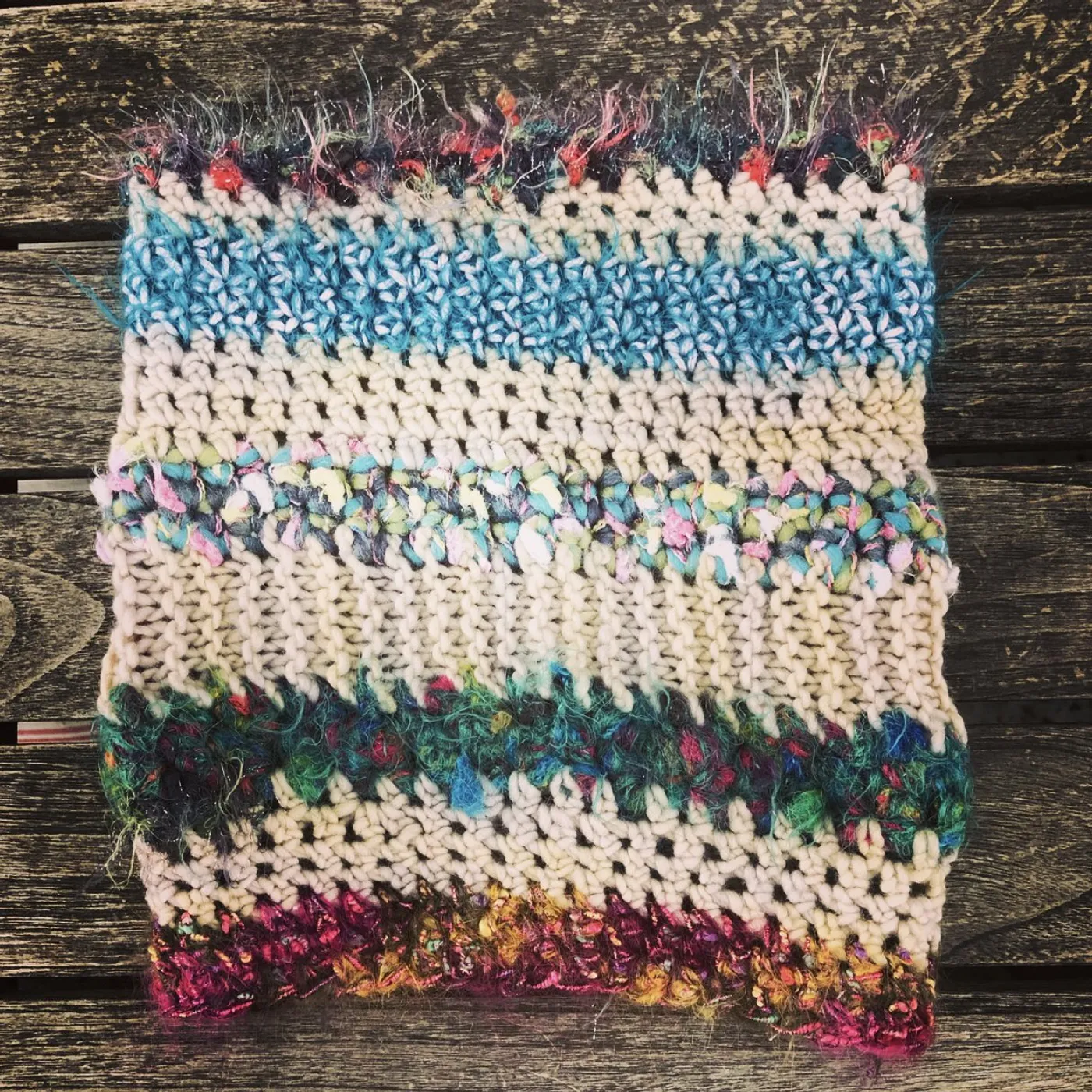 Moon Unit - MOONUKNITS™ - Knit Hat (The Mostly Blue One)