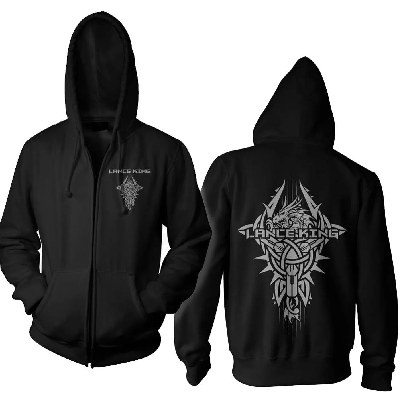 Lance King - Zipper Hoodie