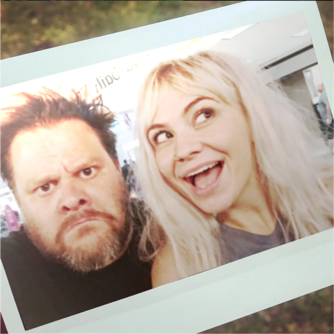 Jaret and Kelly - One of a kind Polaroid of J and K