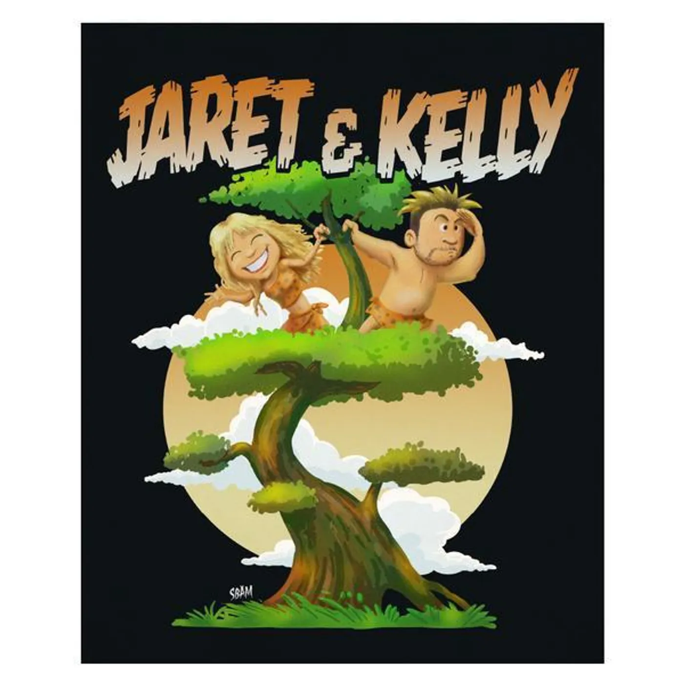 Jaret and Kelly - Super Exclusive Silk Screen Signed and Numbered Poster