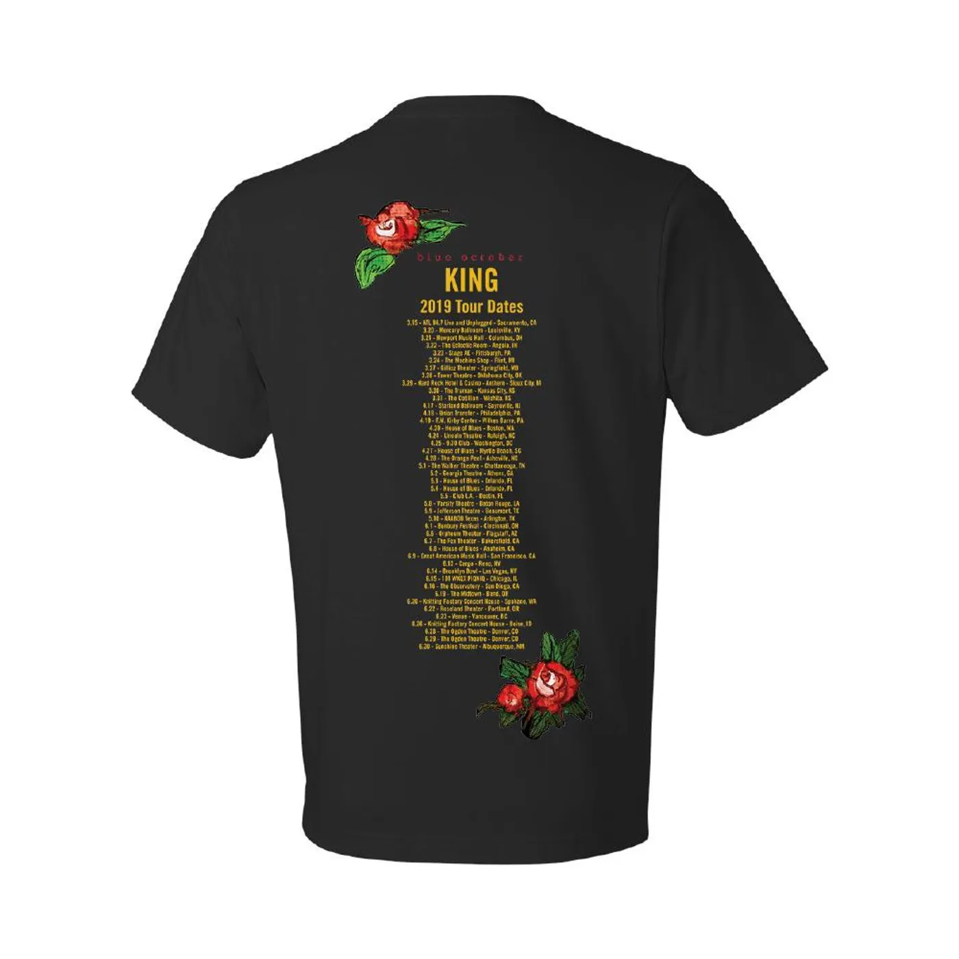 Blue October - King Tour Tee