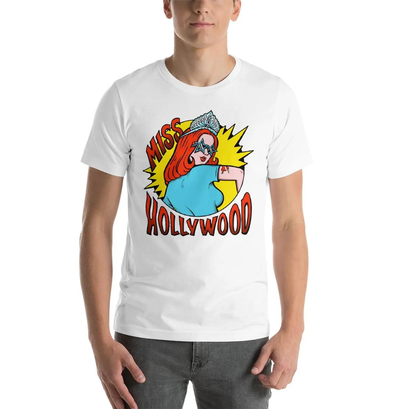 Miss Hollywood - Logo Tee (White)