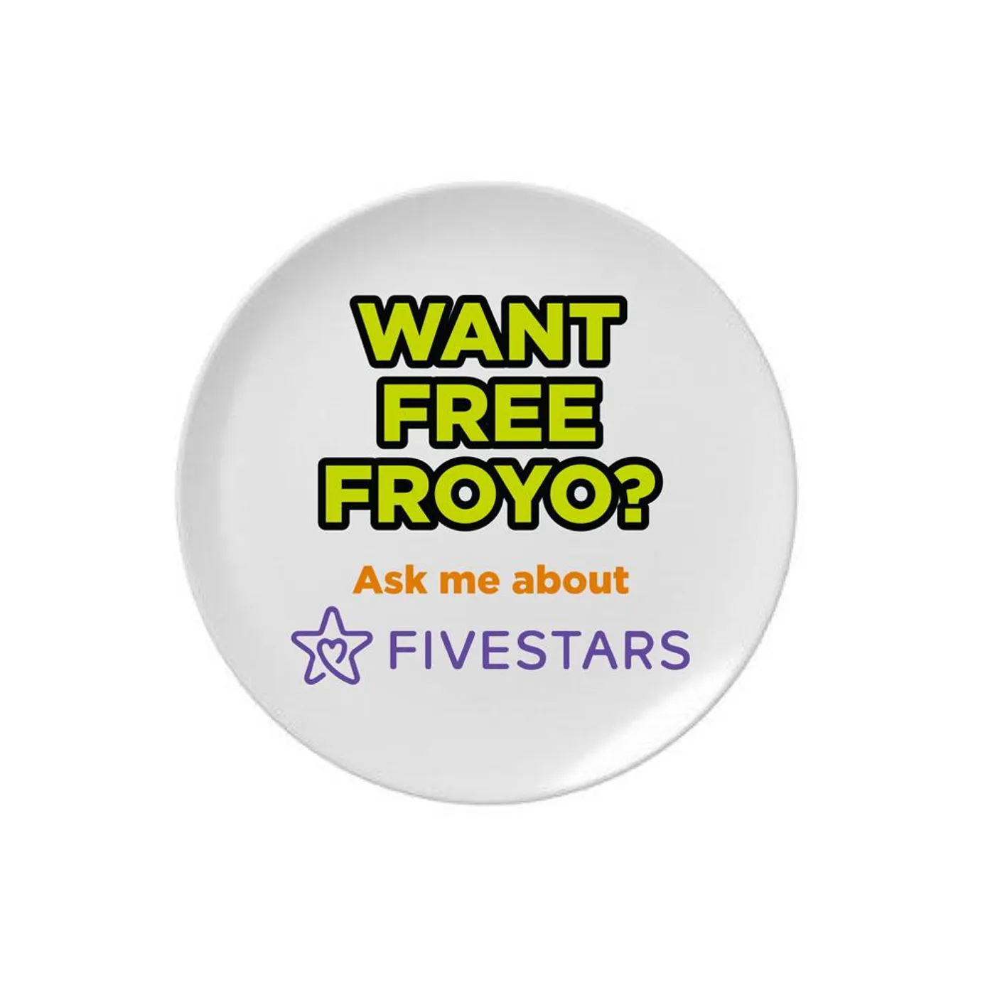 Orange Leaf Austin Uniform Store - Fivestars Pinback button