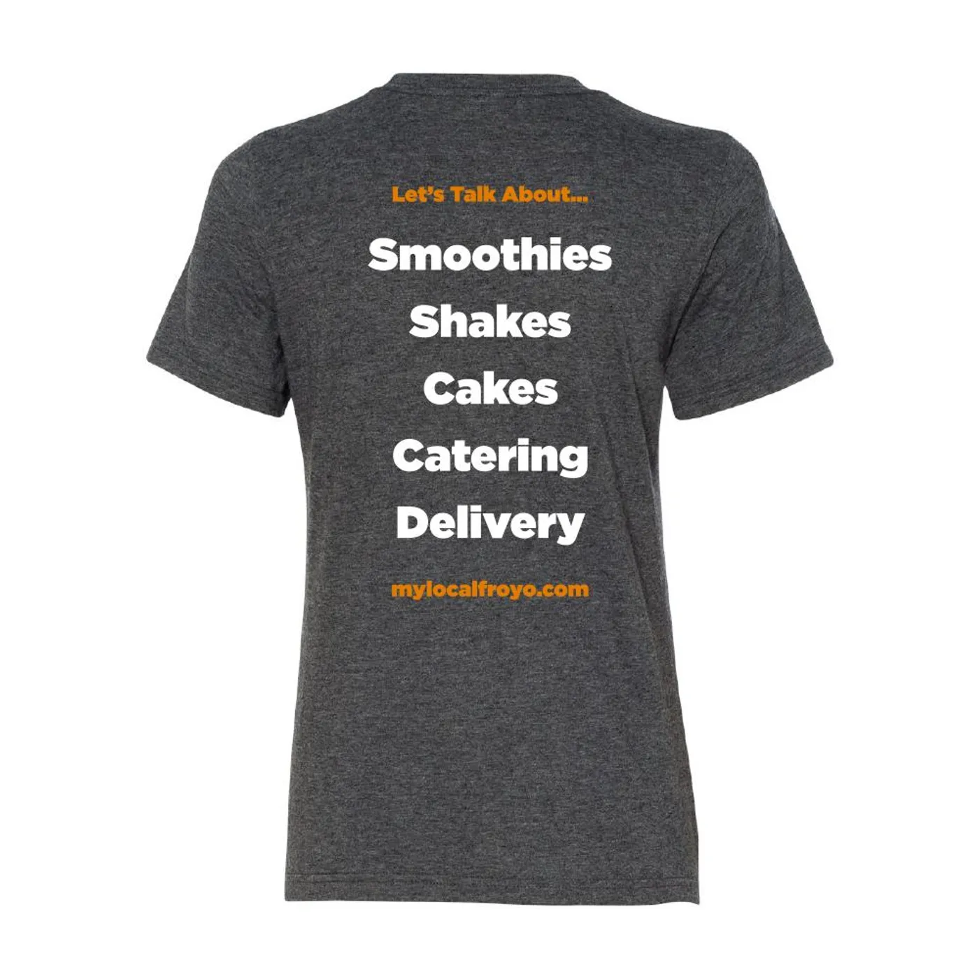 Orange Leaf Austin Uniform Store - Uniform Ladies Tee (Dark Heather Grey)