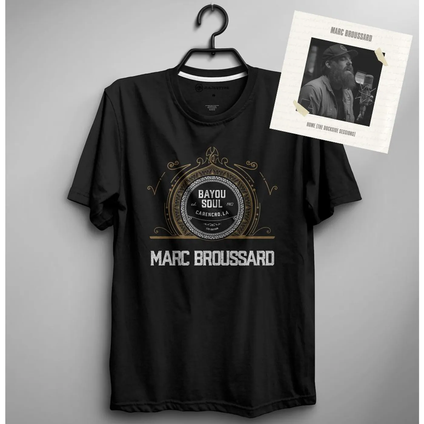Marc Broussard - Dockside Sessions Signed CD + Tee Bundle
