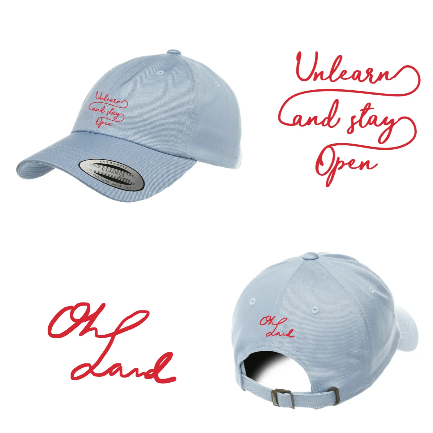 Oh Land - Dad Hat (Powder Blue)