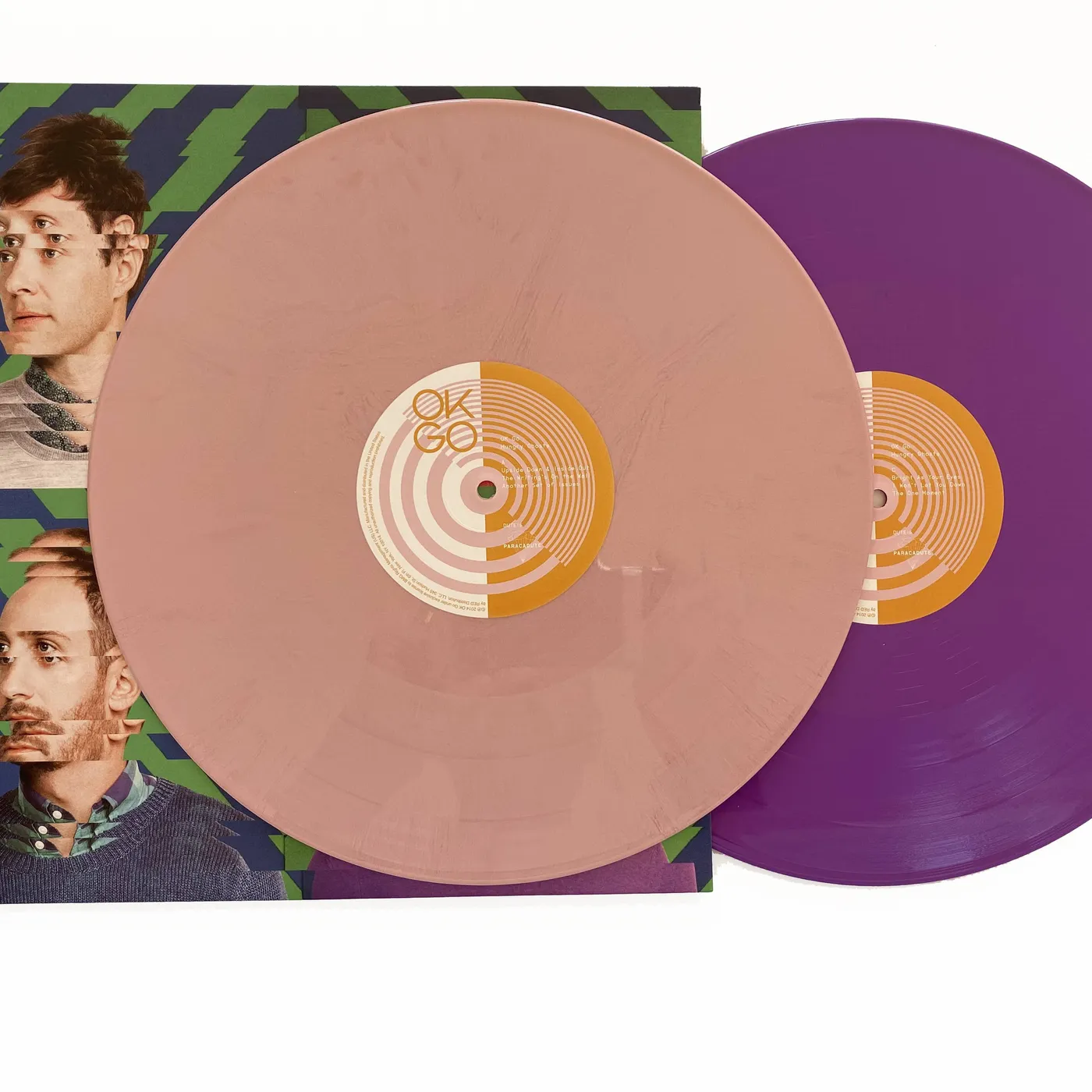 OK Go Hungry Ghosts - Green & Blue Colored Vinyl Reissue