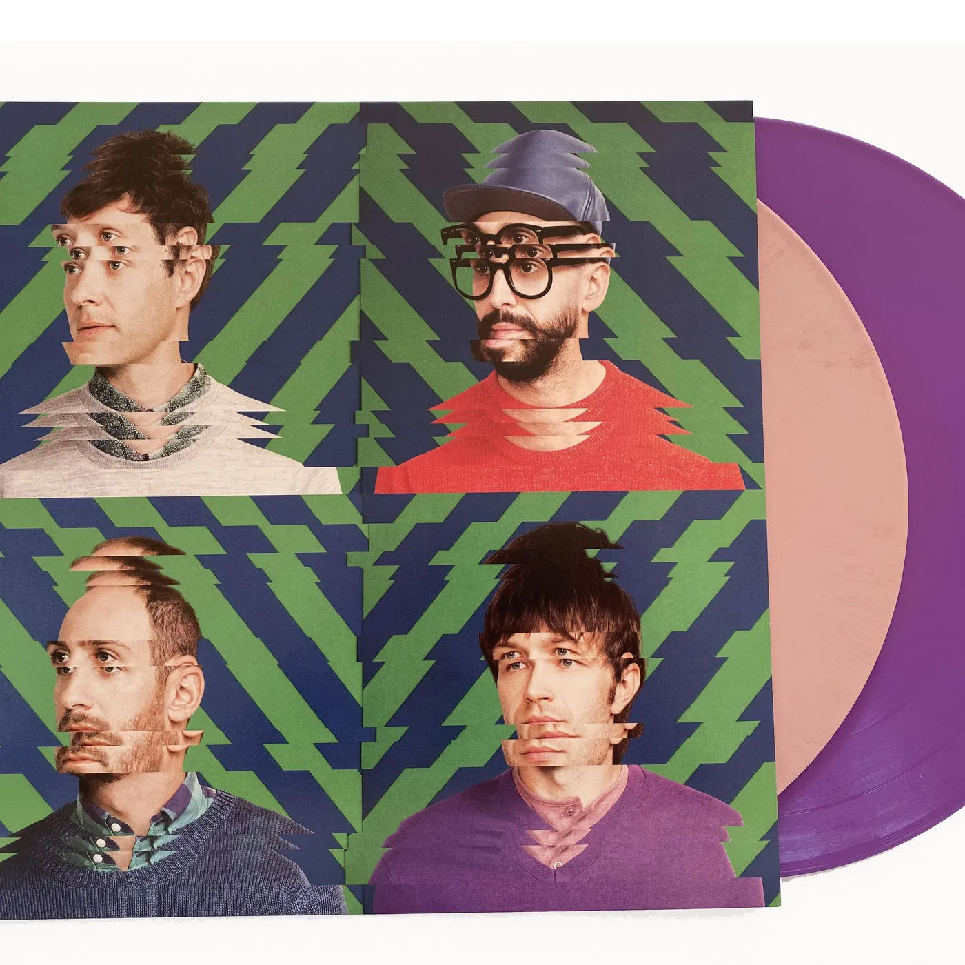 OK Go Hungry Ghosts - Green & Blue Colored Vinyl Reissue
