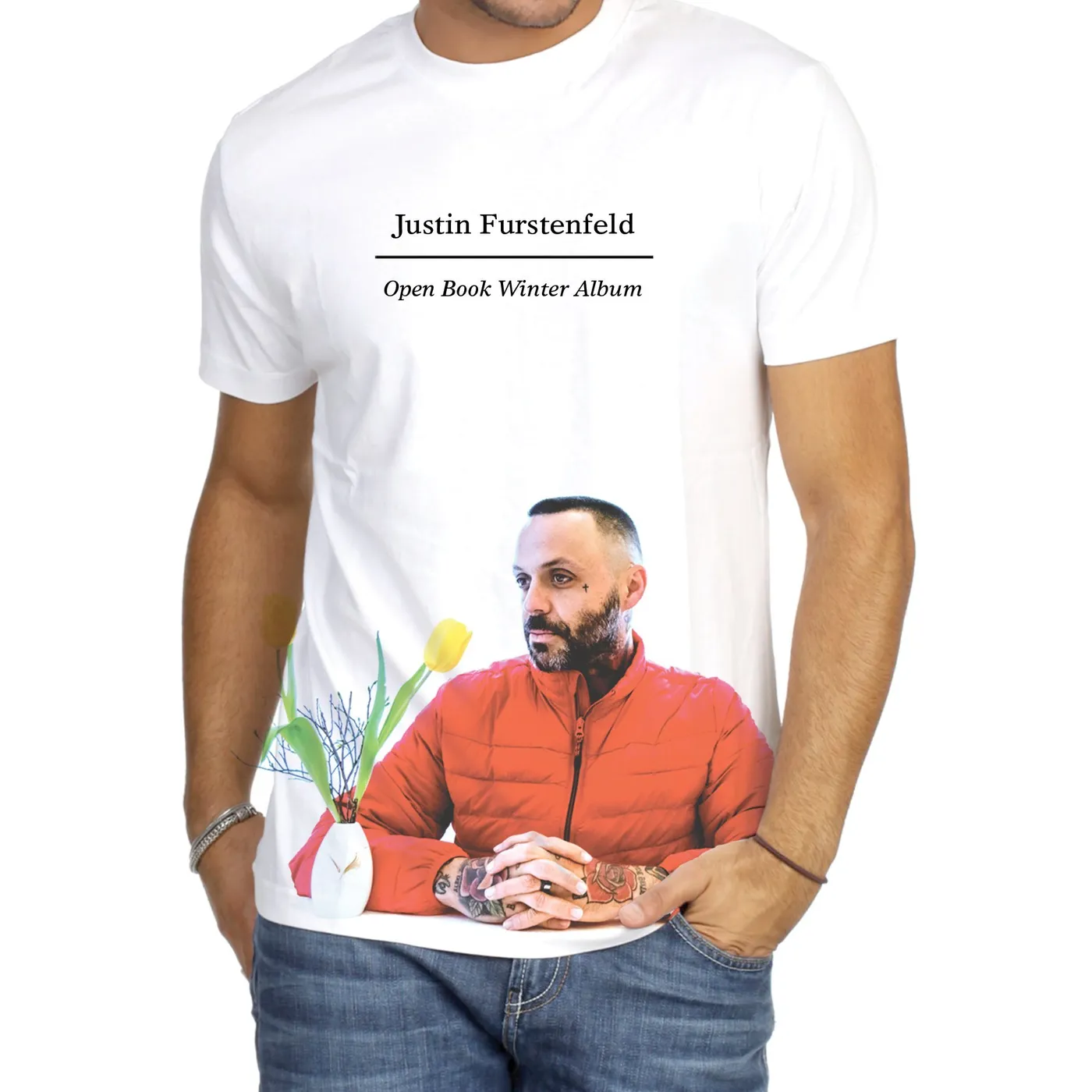 Justin Furstenfeld - Open Book Winter Album Tee