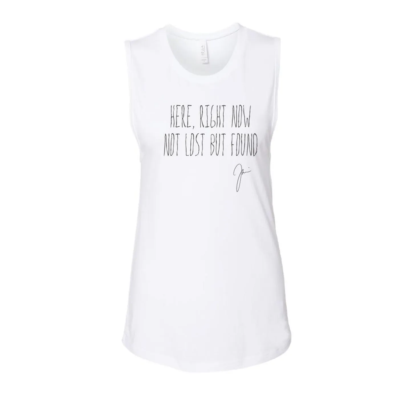 Joshua Radin - Here, Right Now Ladies Tank (White)