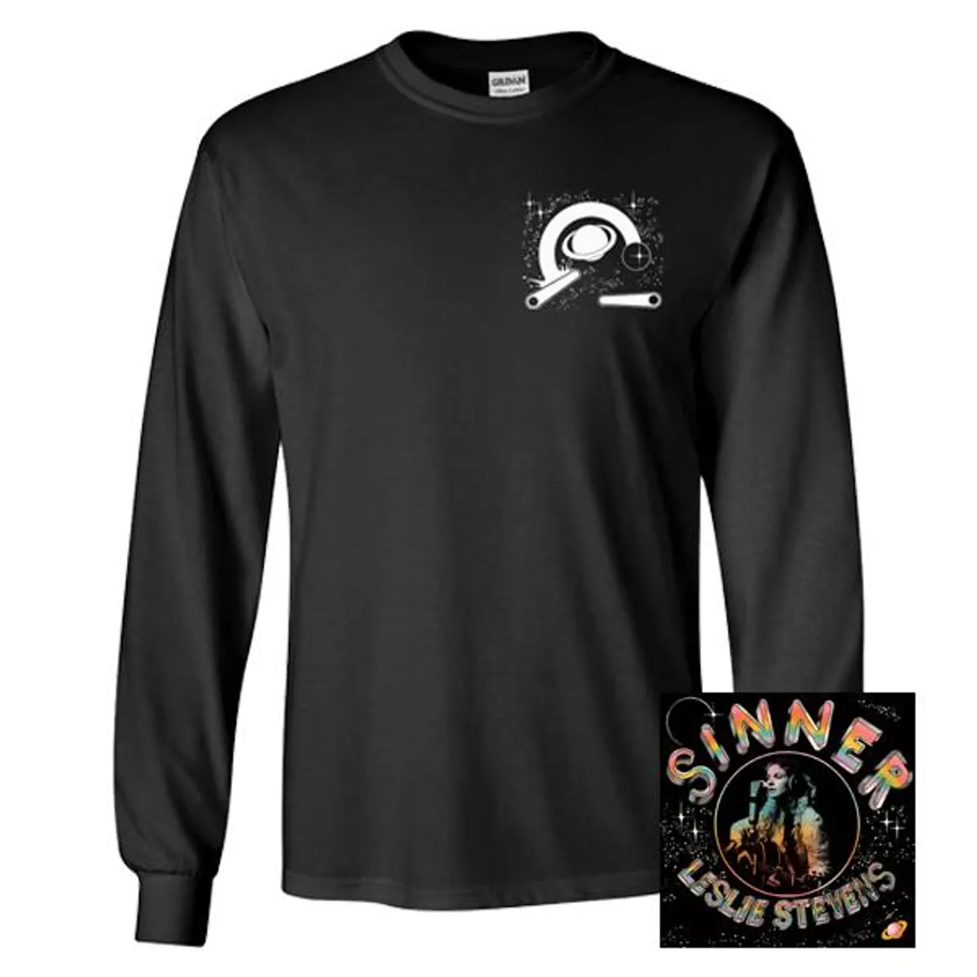 Leslie Stevens - Sinner Tee + CD Bundle