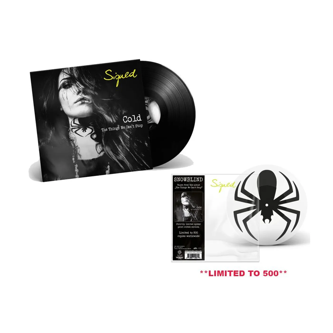 Cold - The Things We Can't Stop SIGNED LP + Snowblind 7" Single (Vinyl)