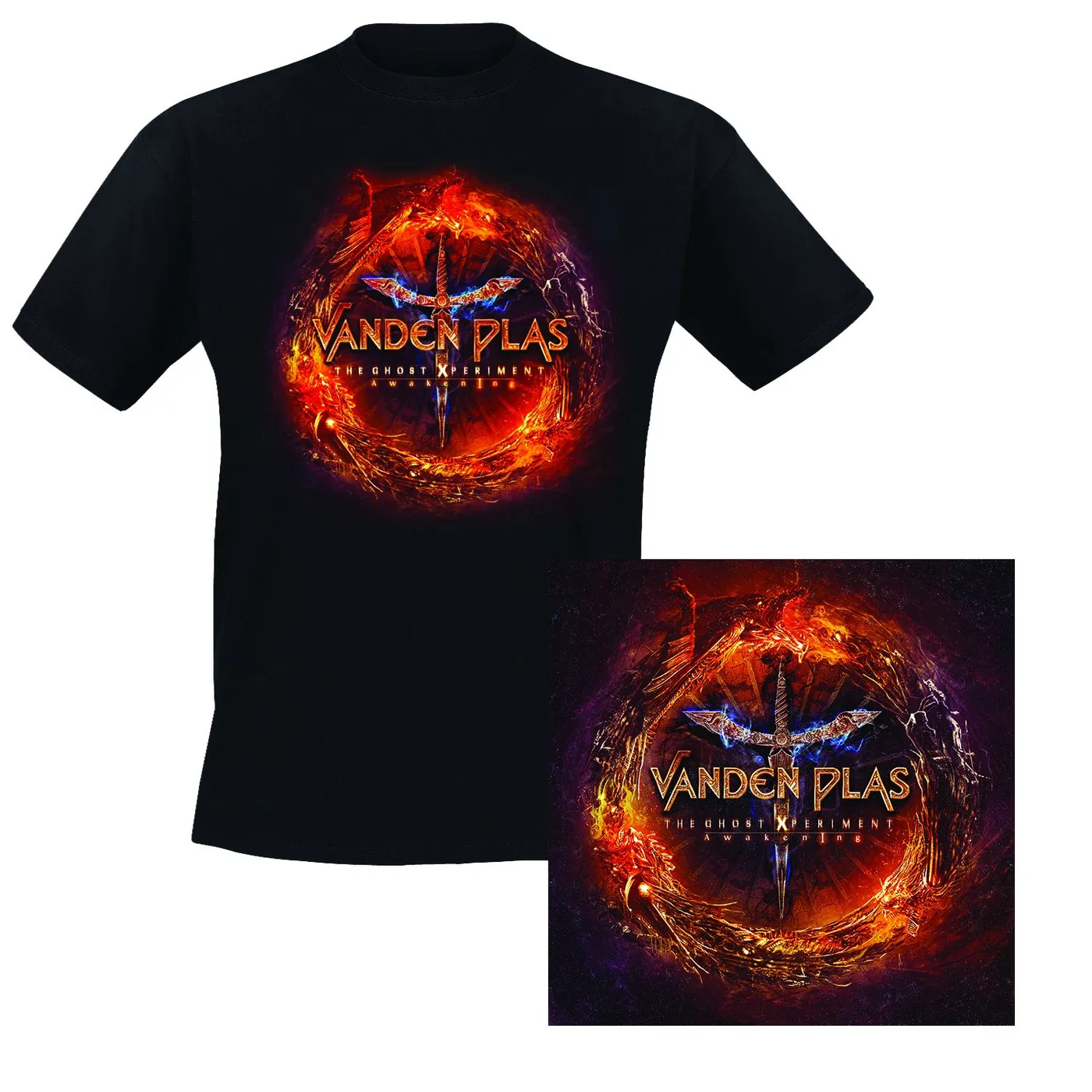 Frontiers Vanden Plas - The Ghost Experiment - Awakening CD + Album Tee