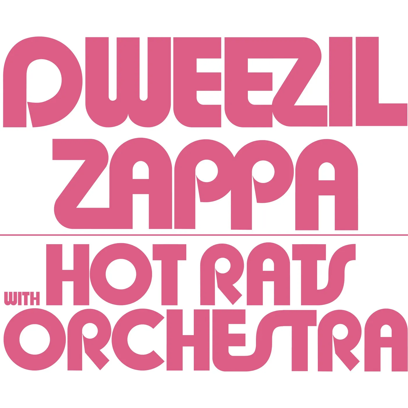 Dweezil Zappa - Hot Rats Orchestra Screen Printed Poster (Pink)