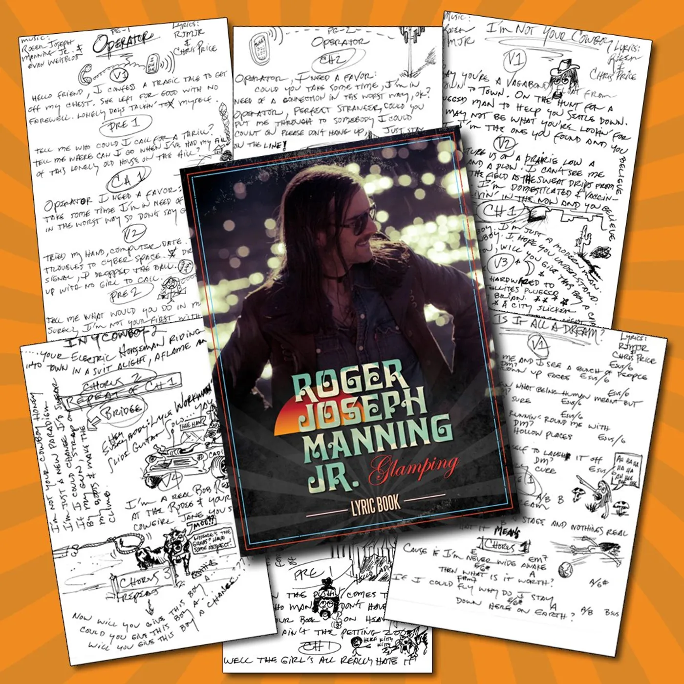 Roger Joseph Manning, Jr. - Glamping Lyric/Art Book