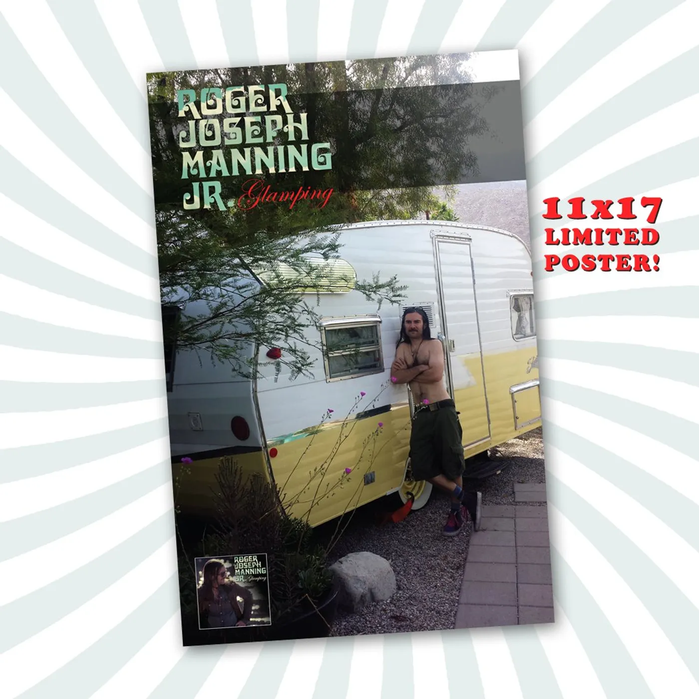 Roger Joseph Manning, Jr. - Limited Edition Glamping Litho Poster