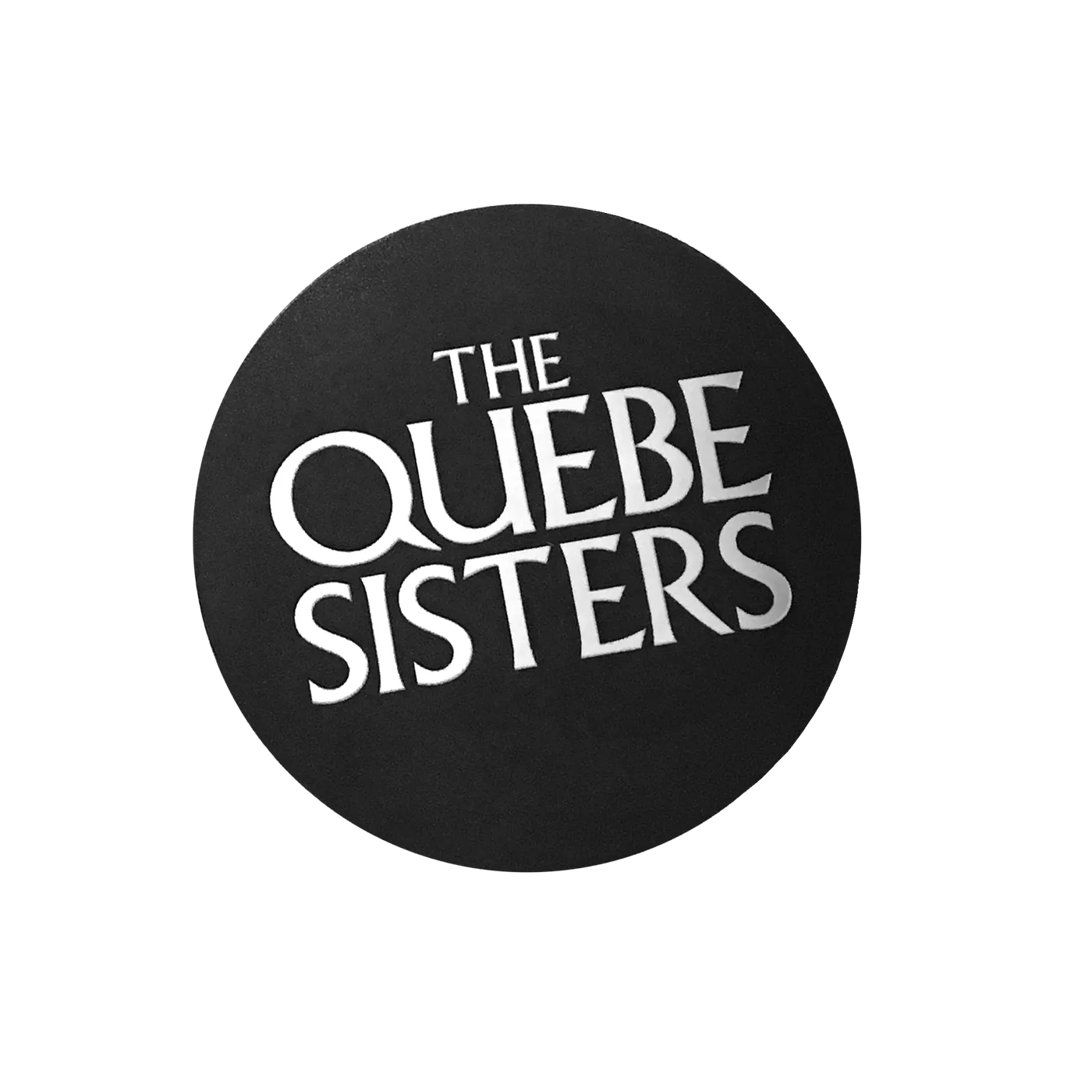 The Quebe Sisters - Silver Foil Logo Sticker