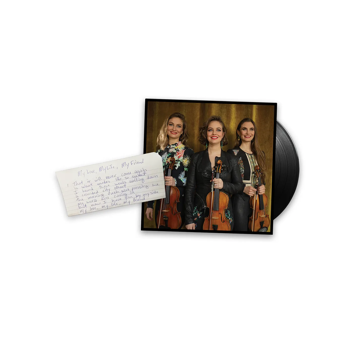 The Quebe Sisters - Signed LP + Handwritten Lyric Sheet (Vinyl)