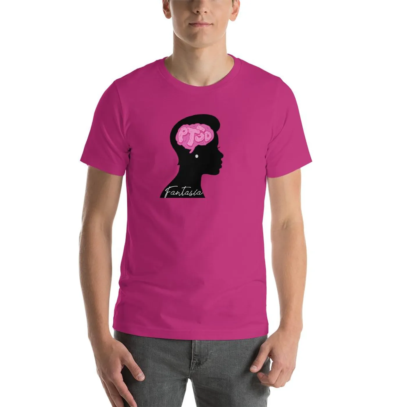 Fantasia - PTSD Silhouette Tee (Pink)