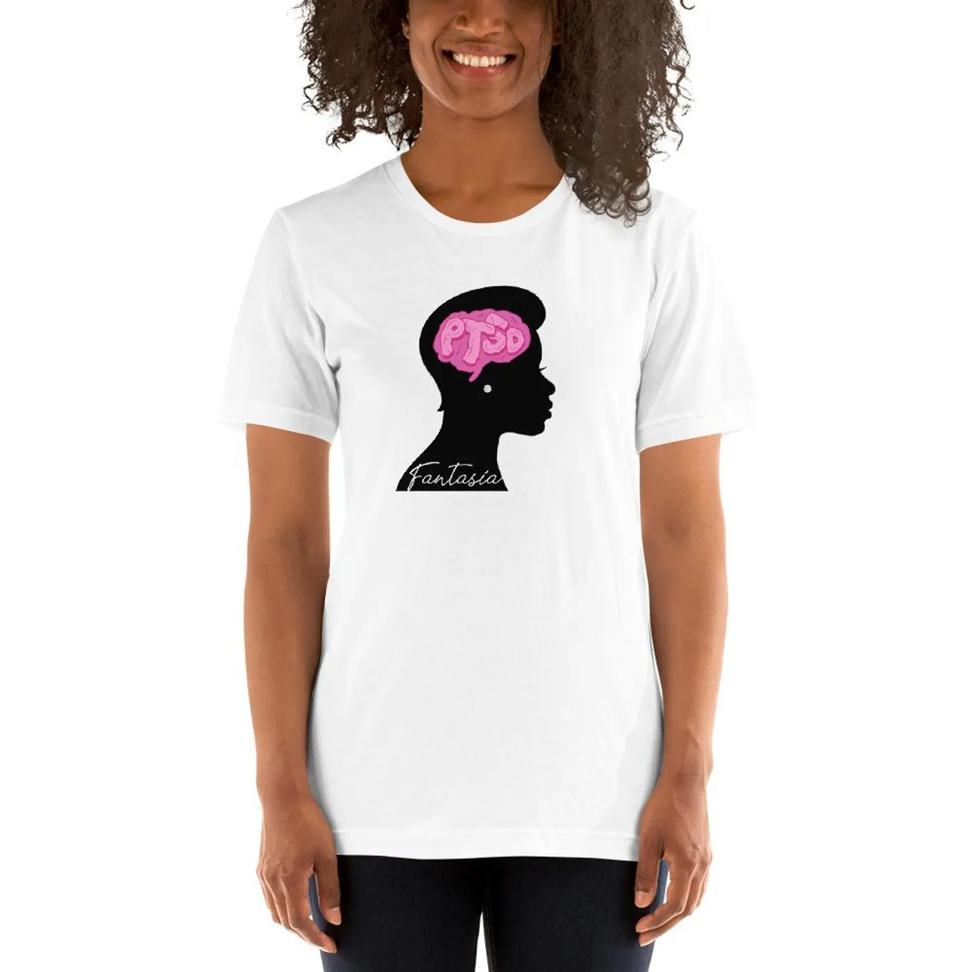 Fantasia - PTSD Silhouette Tee (White)