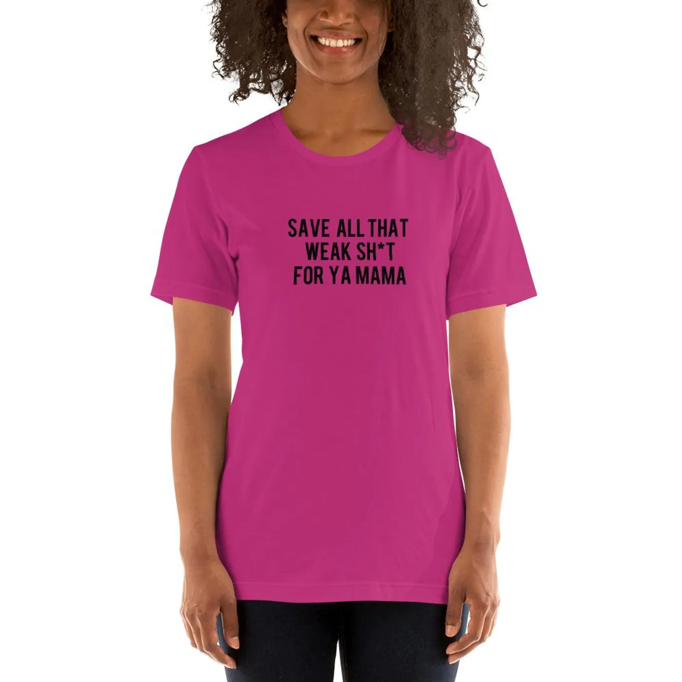 Fantasia - Save All That Weak Sh*t For Ya Mama Tee (Pink)