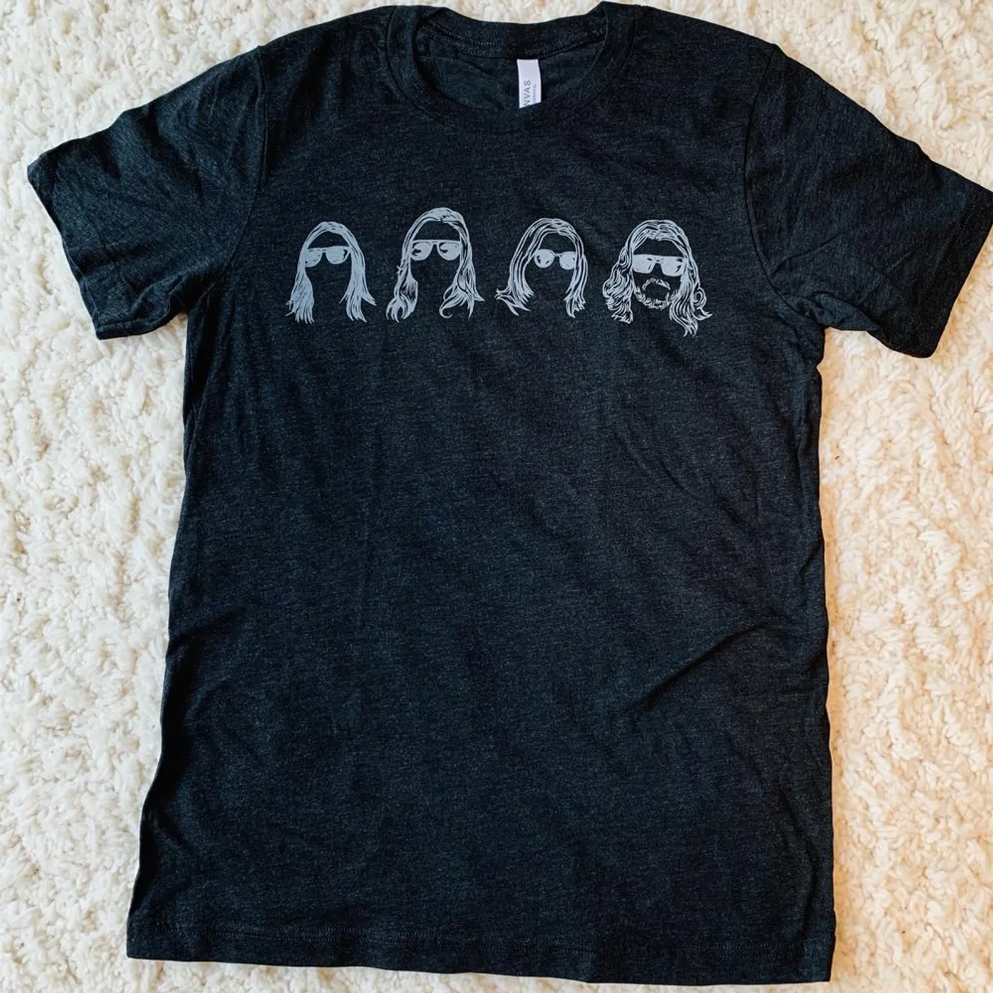 Bishop Gunn - Faces Tee Charcoal