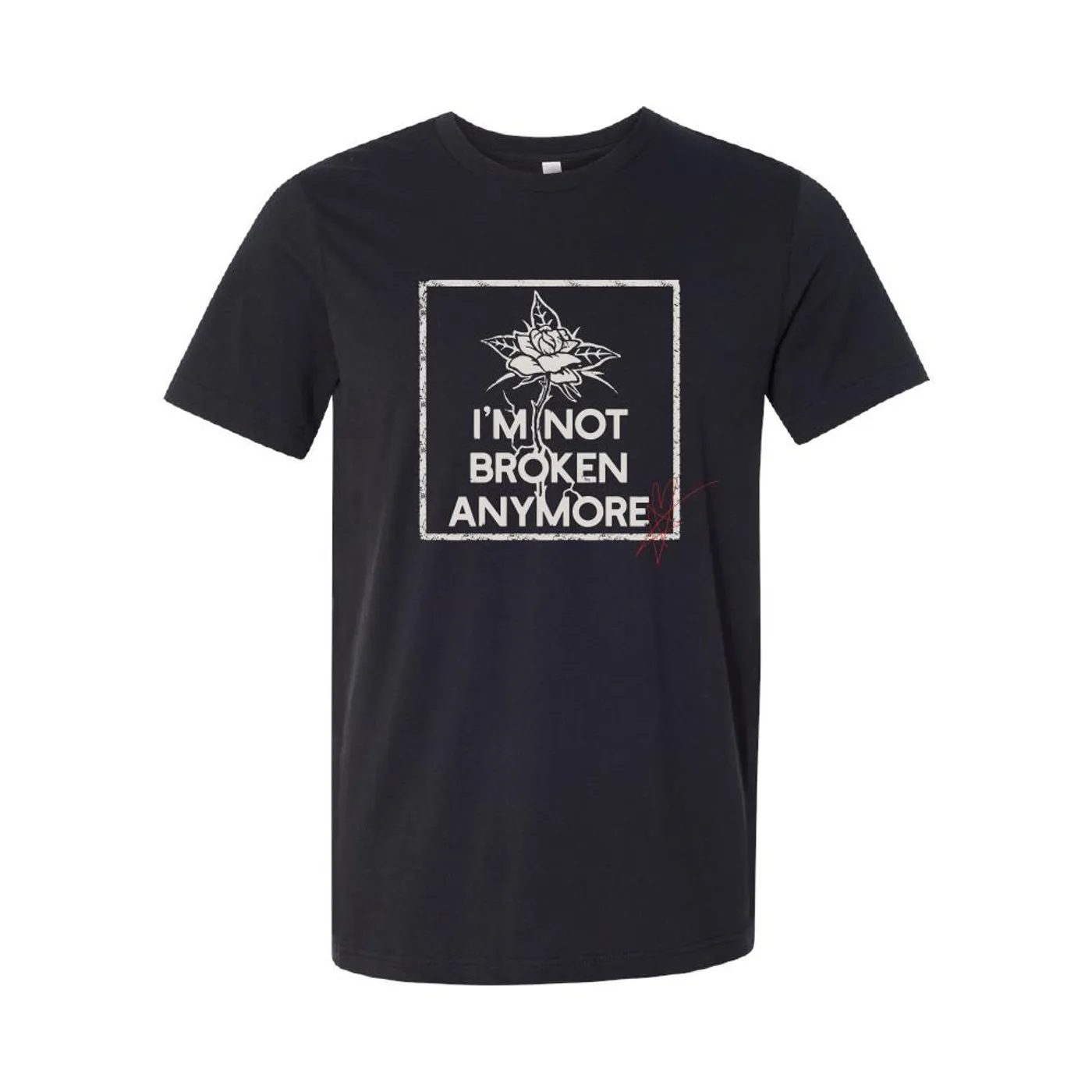 Gunner Black Co Justin Furstenfeld - Signature Series "Not Broken Anymore" Tee