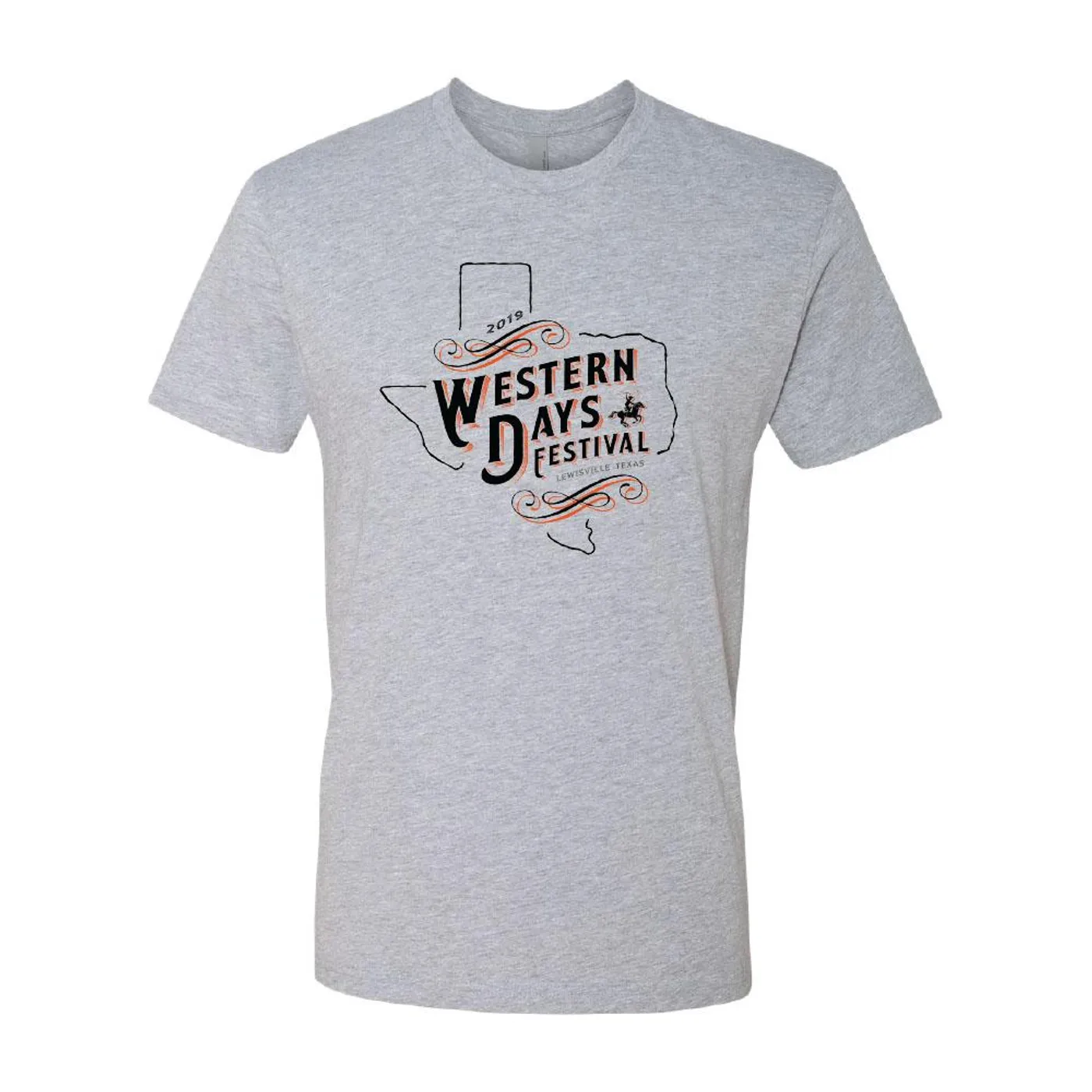 Lewisville Western Days - Festival Tee (Grey)