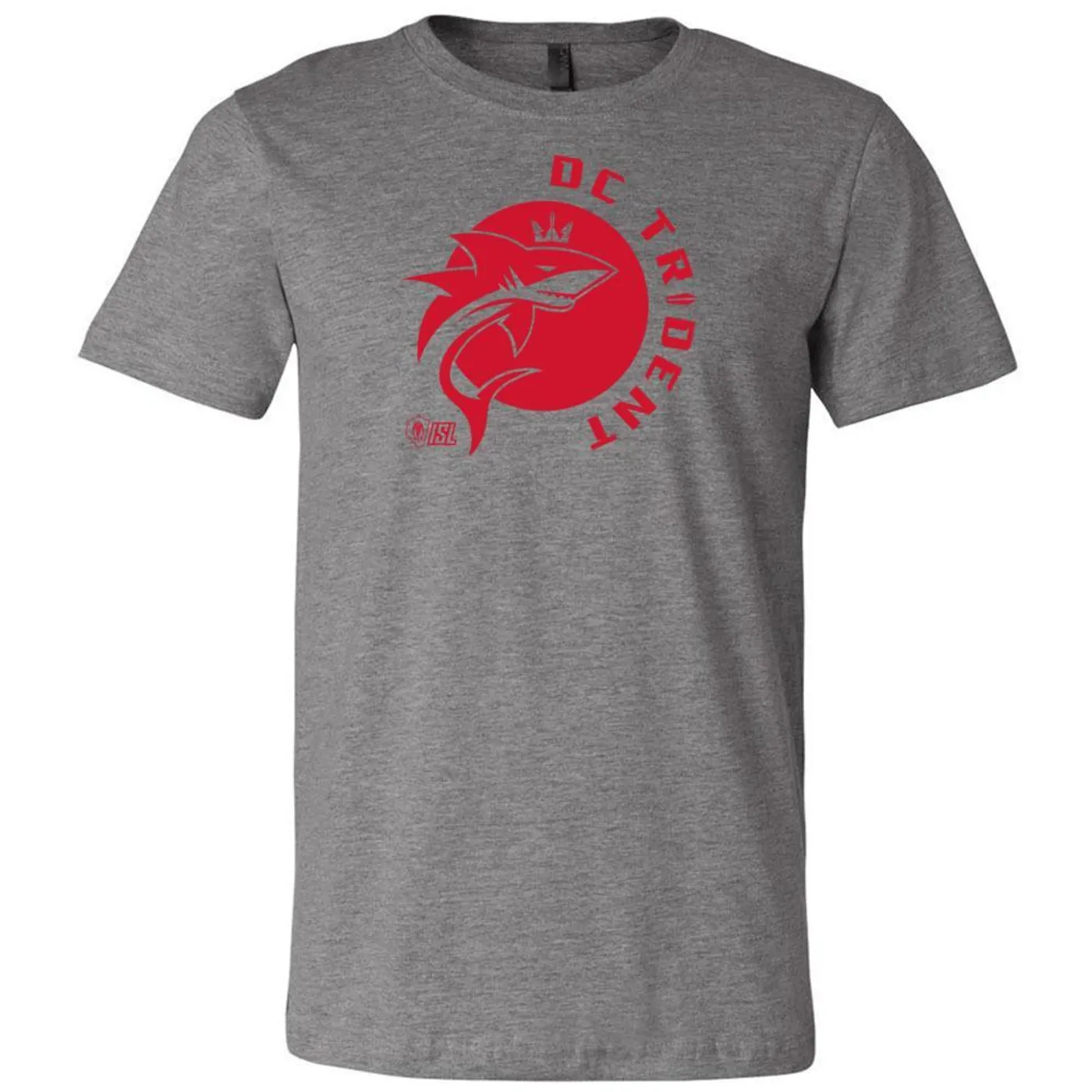 DC Trident - Heather Grey Unisex Short Sleeve Jersey Tee