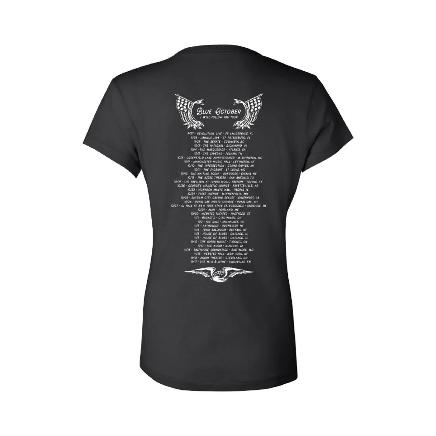 Blue October - I Will Follow You Ladies Tour Tee