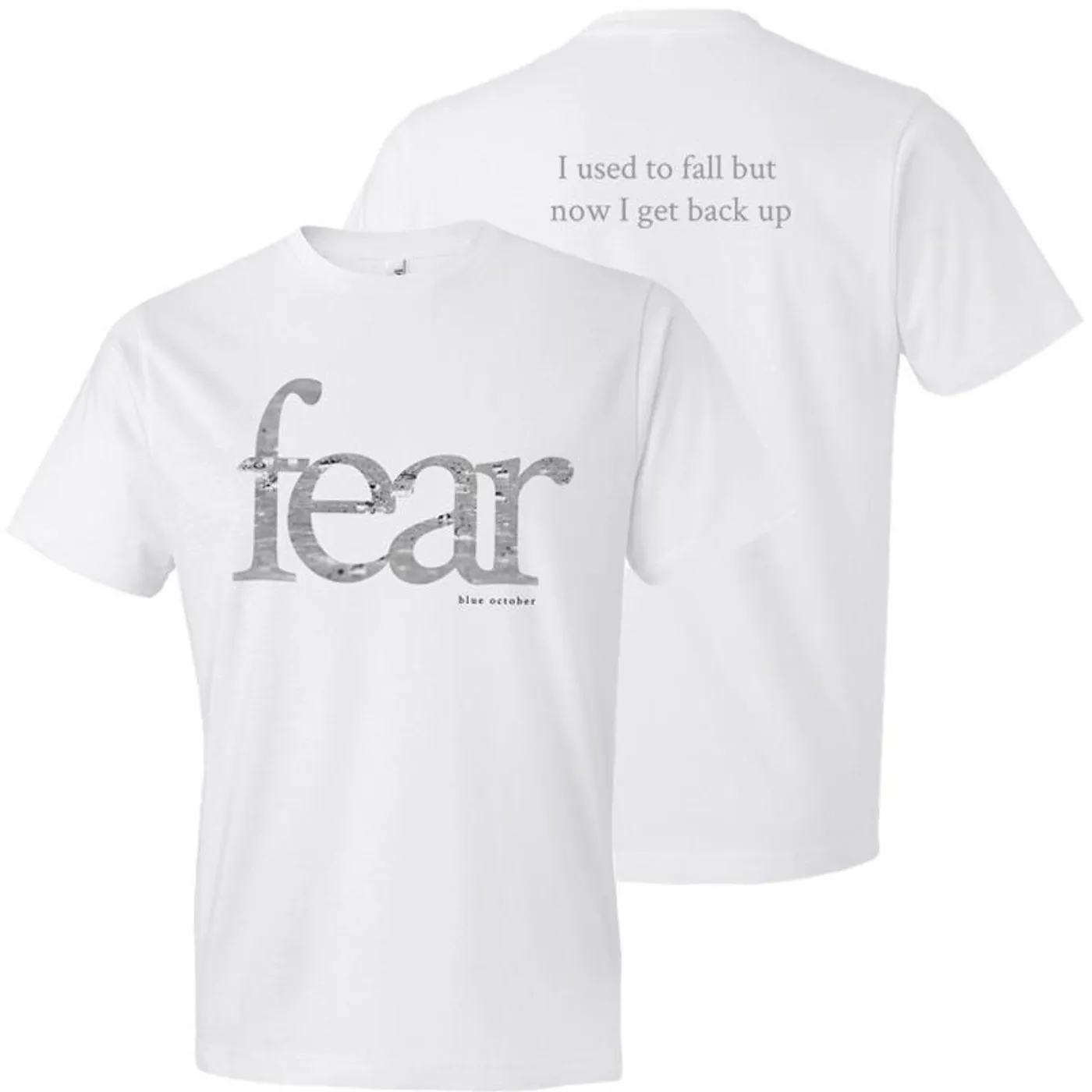 Blue October - Fear Tee (White)