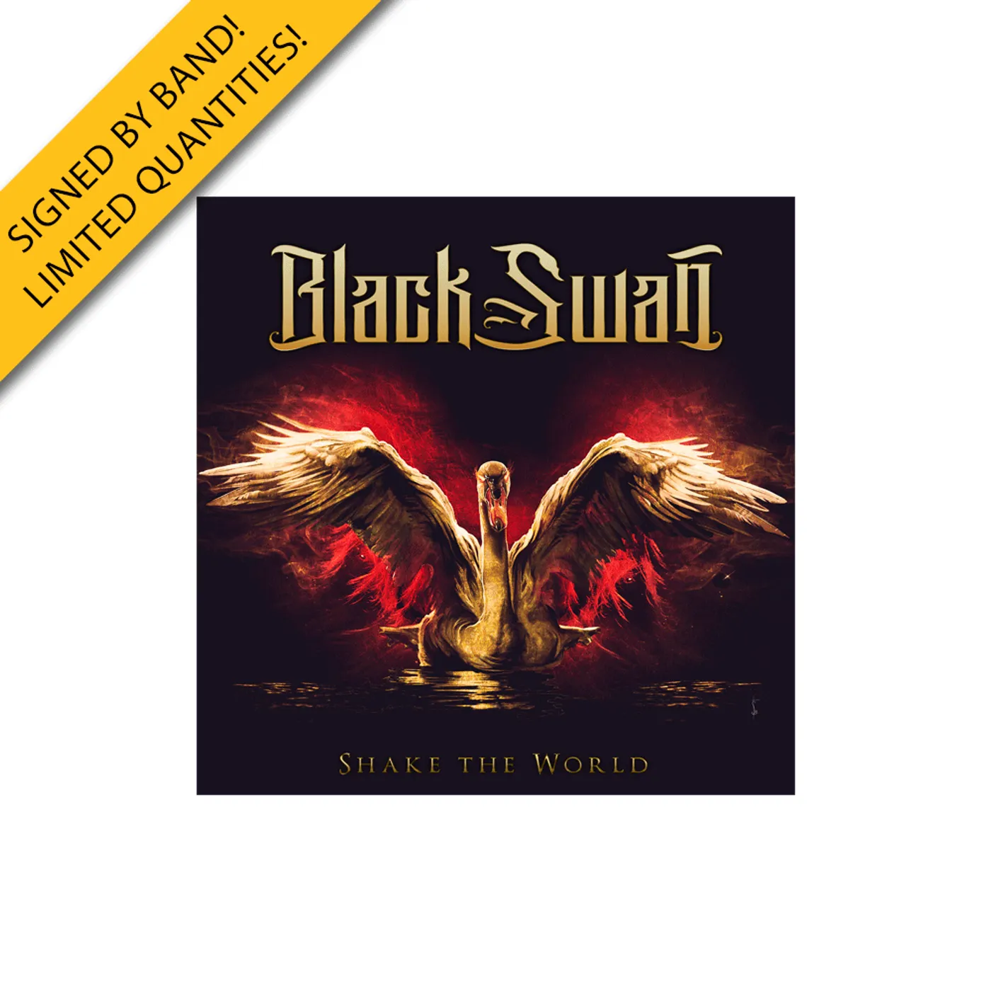Frontiers Black Swan - Shake The World Signed CD