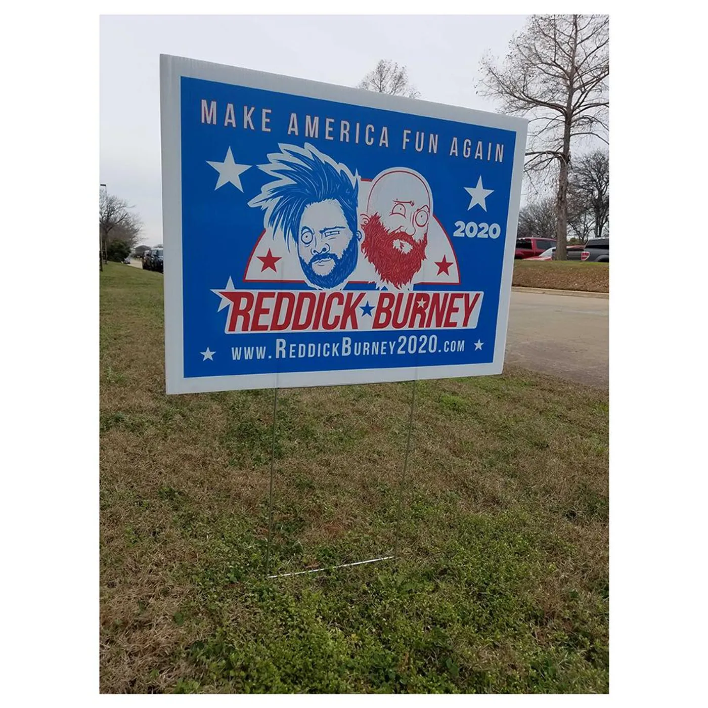 Bowling For Soup - Reddick & Burney 2020 Yard Sign