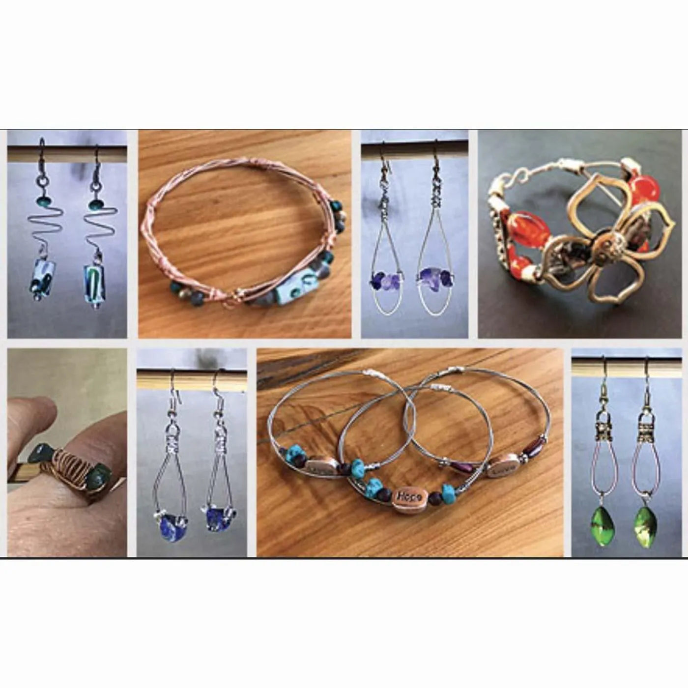 Jackie Bristow - Earrings Made From Jackies Guitar Strings