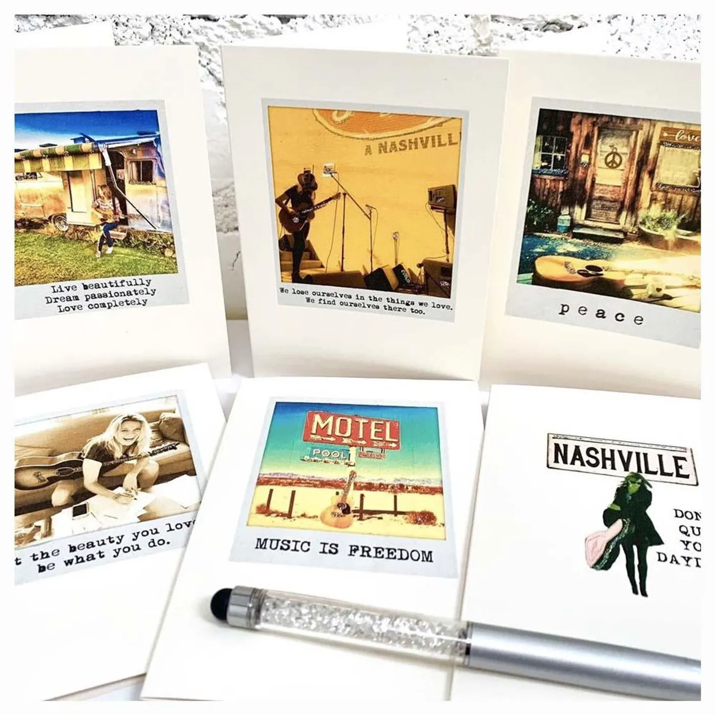 Jackie Bristow - Personalized Jackie Bristow cards by paper love boutique - 6 pack of cards