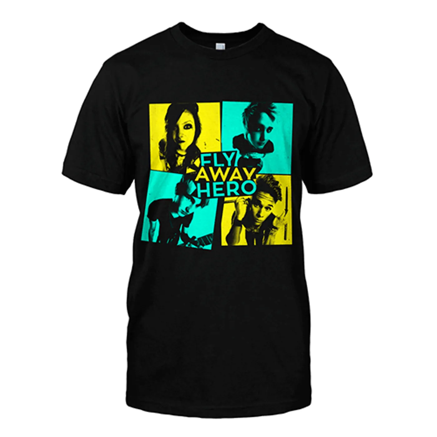 Fly Away Hero Faces Tee