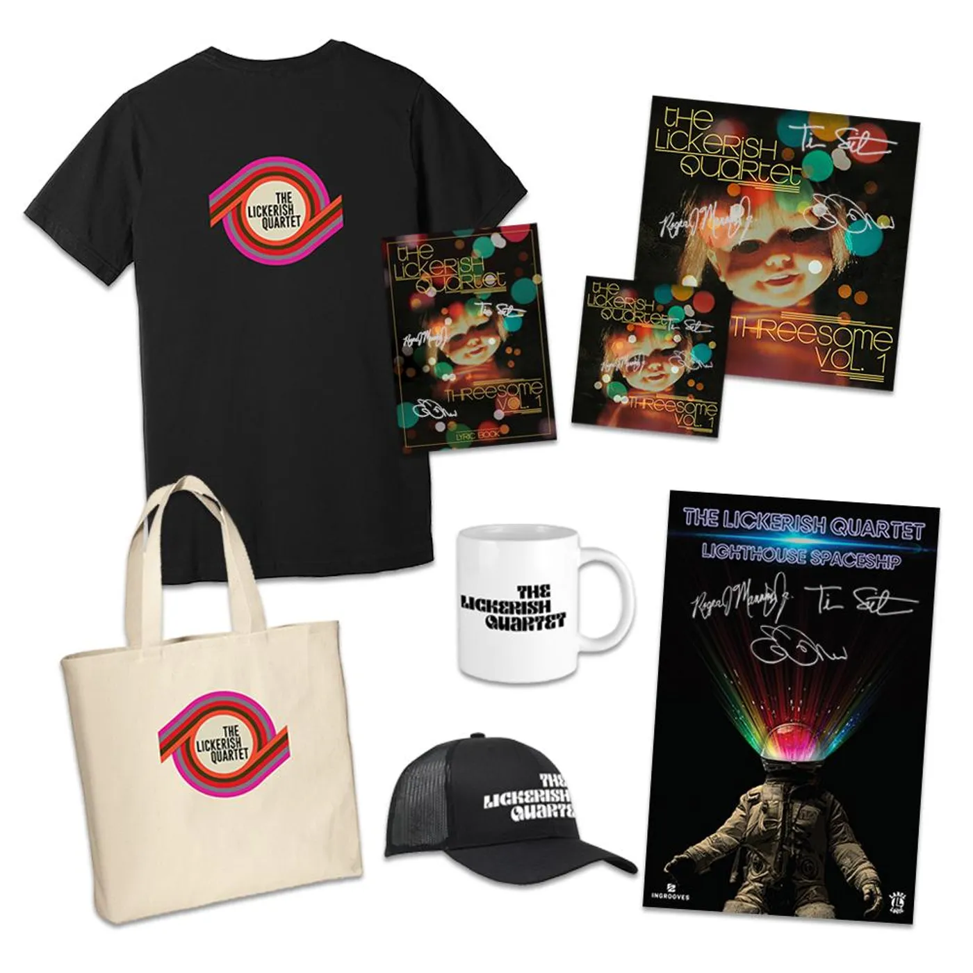 The Lickerish Quartet - Limited Edition Autographed Bundle