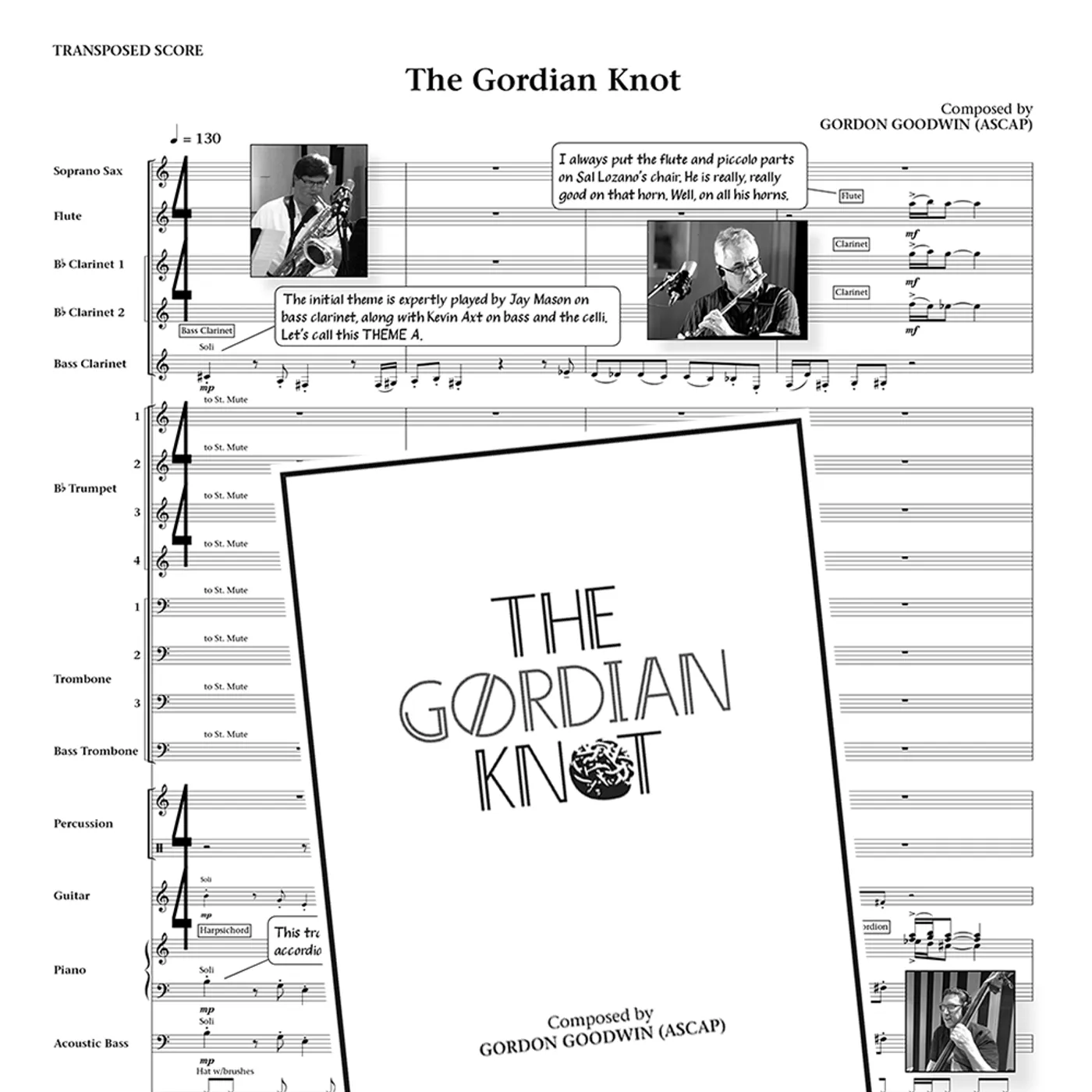 Gordon Goodwin's Big Phat Band - The Gordian Knot Souvenir Score Book