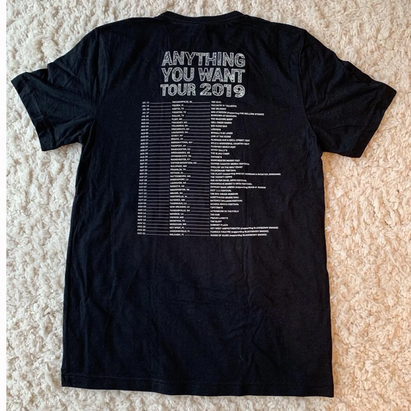 Bishop Gunn - Anything You Want Tour 2019 Tee