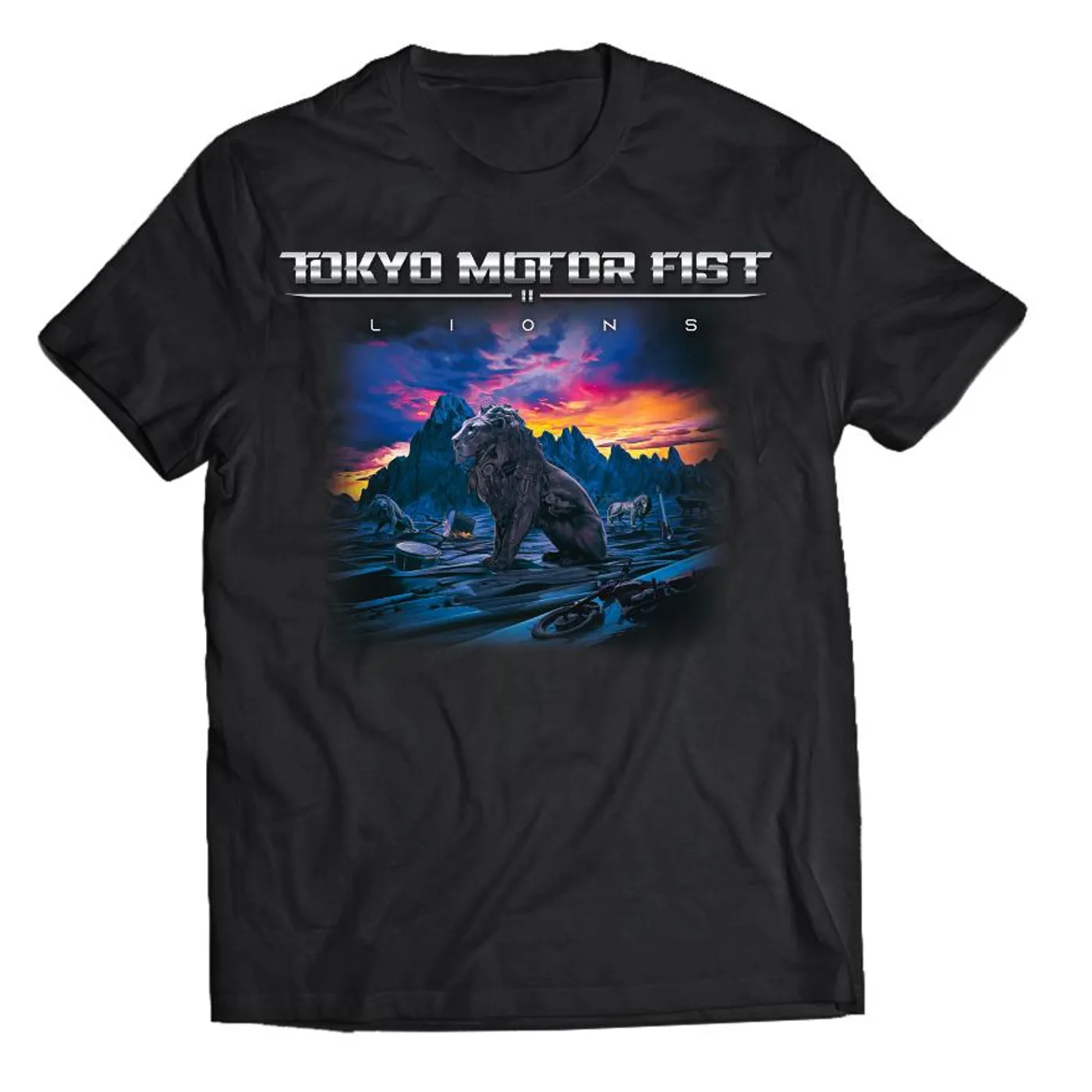 Frontiers Tokyo Motor Fist - Lions Album Art Tee
